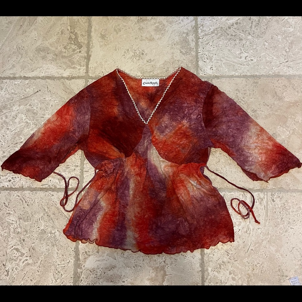 Feminine Boho/Peasant blouse, size: 24